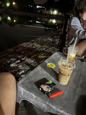 Night Fishing by the Lakeside